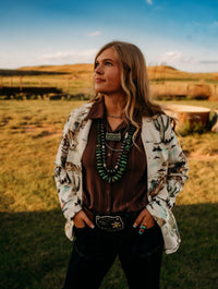 FX Cream Western Blazer
