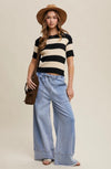 LS Flared Denim Pants