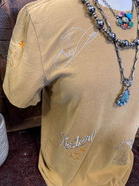 BB Taupe Western Tee