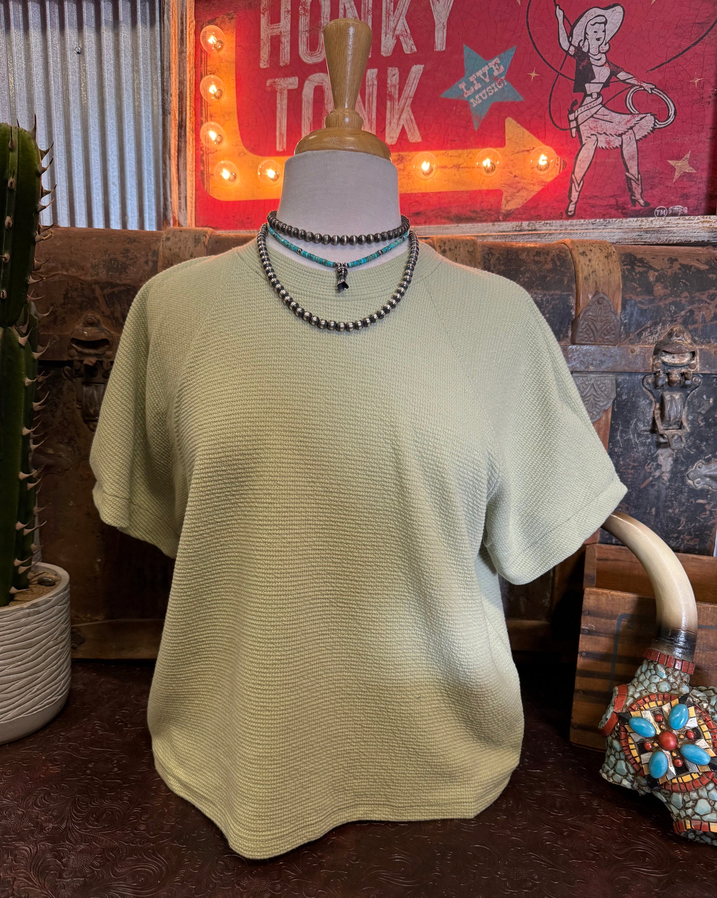 TB Pale Green Short Sleeve