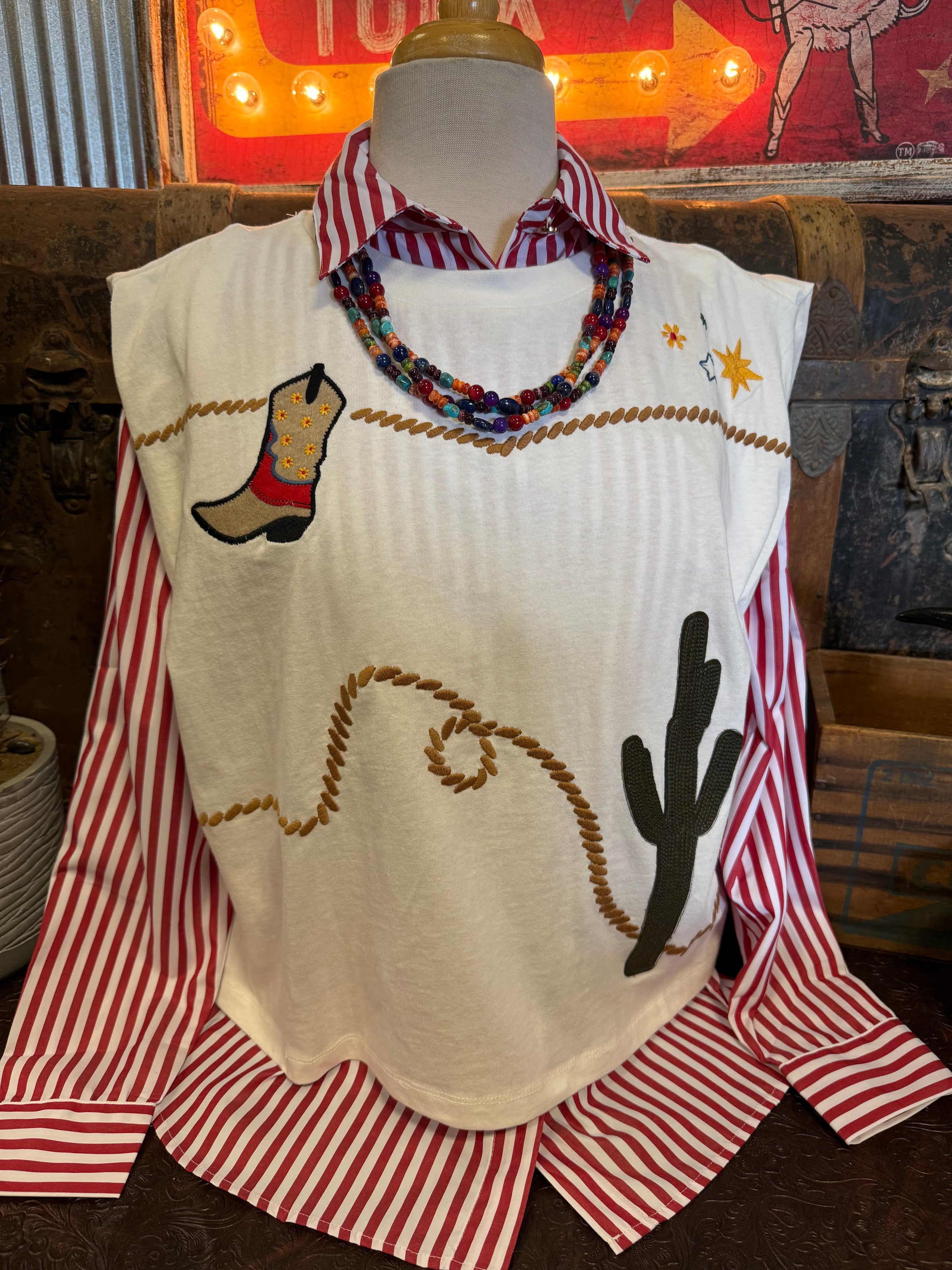 TY Western Muscle Tee