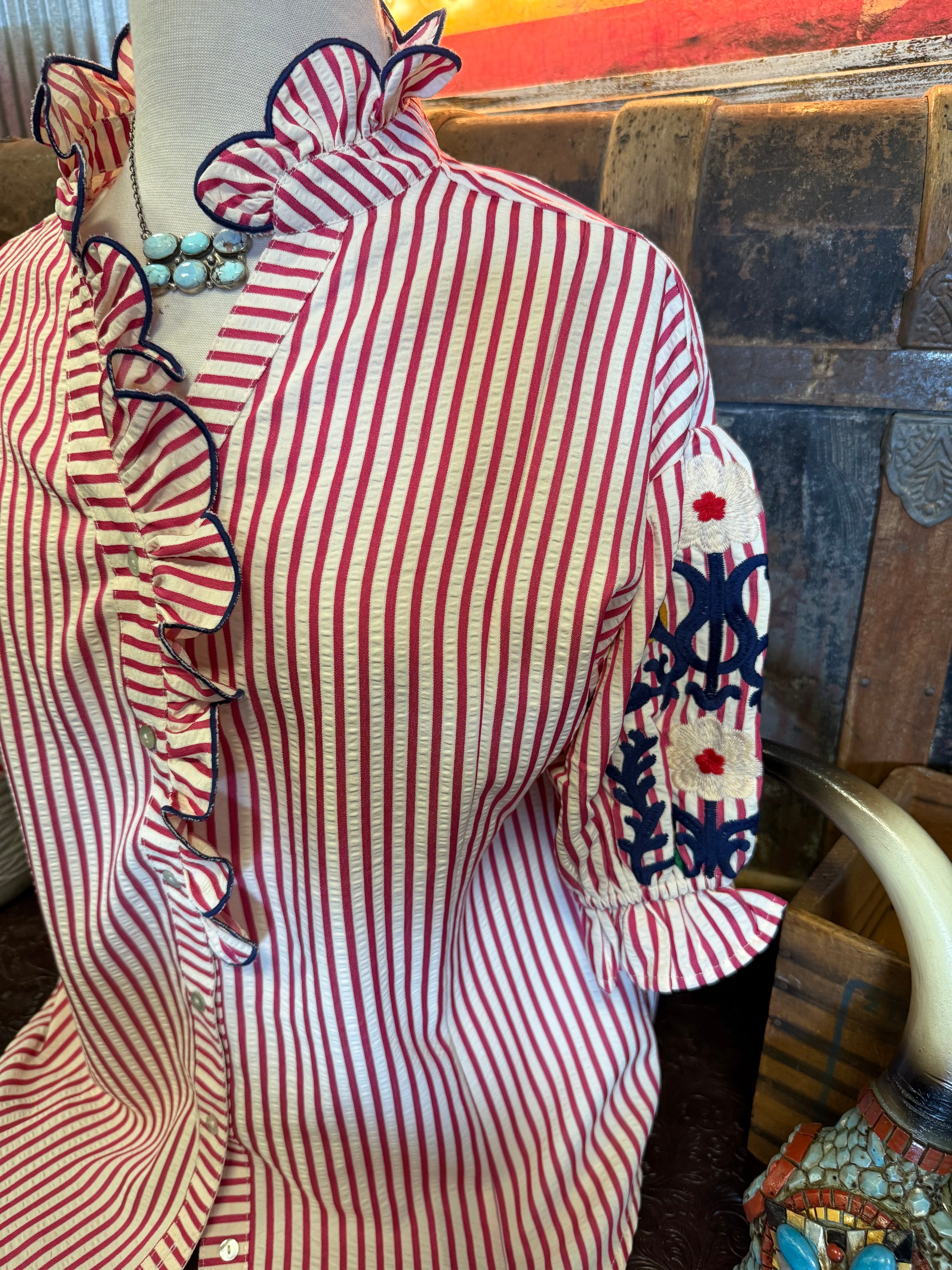 UM Raspberry Stripe BU