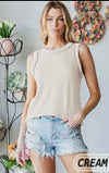 HM Ribbed Cream Tank