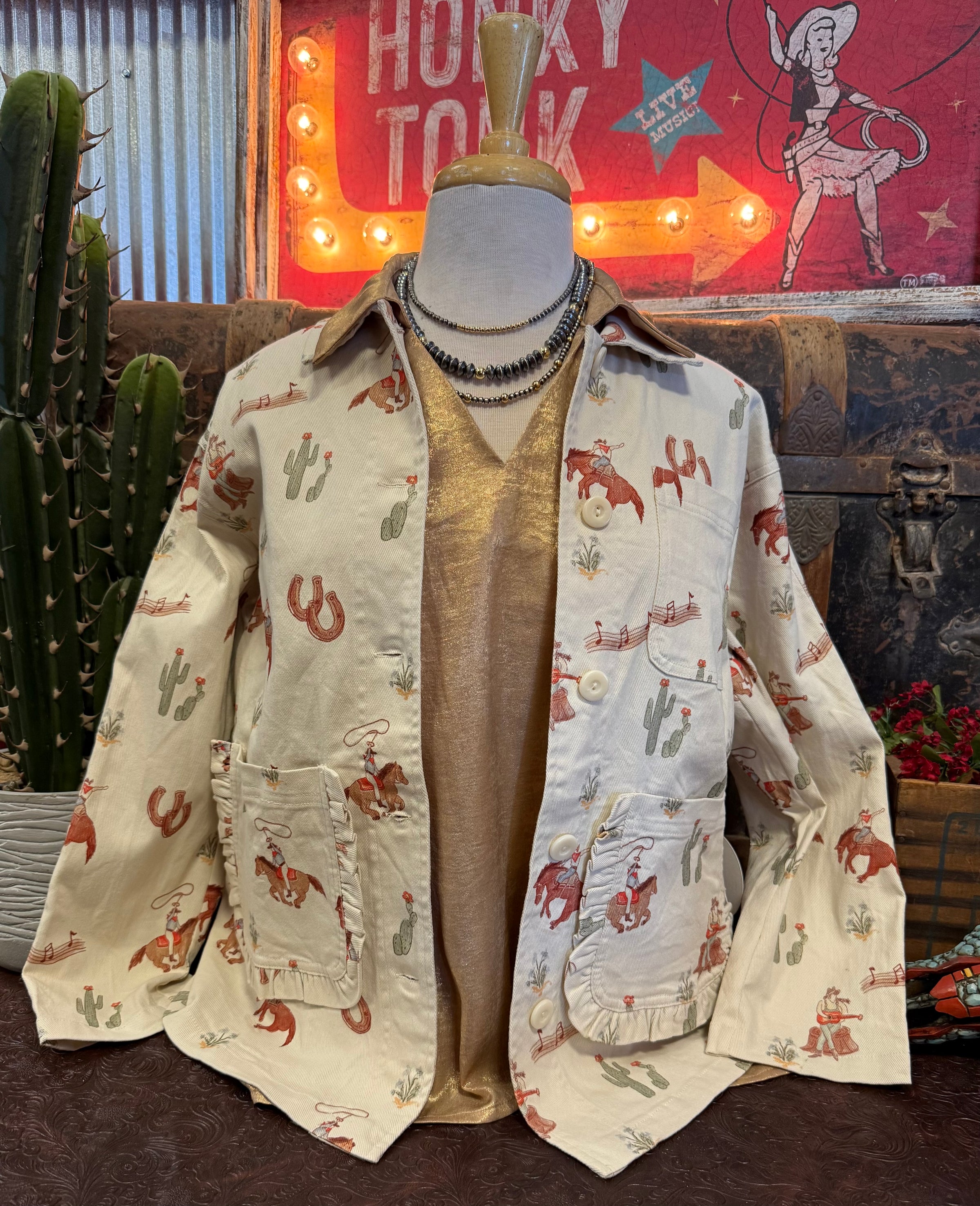 BR Cream Western Jacket