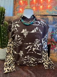 EN Brown Western Sweater Vest