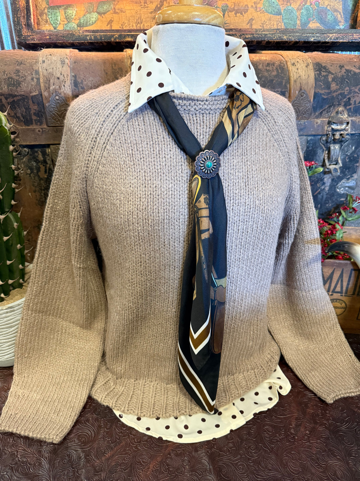 BP Taupe Crewneck Sweater