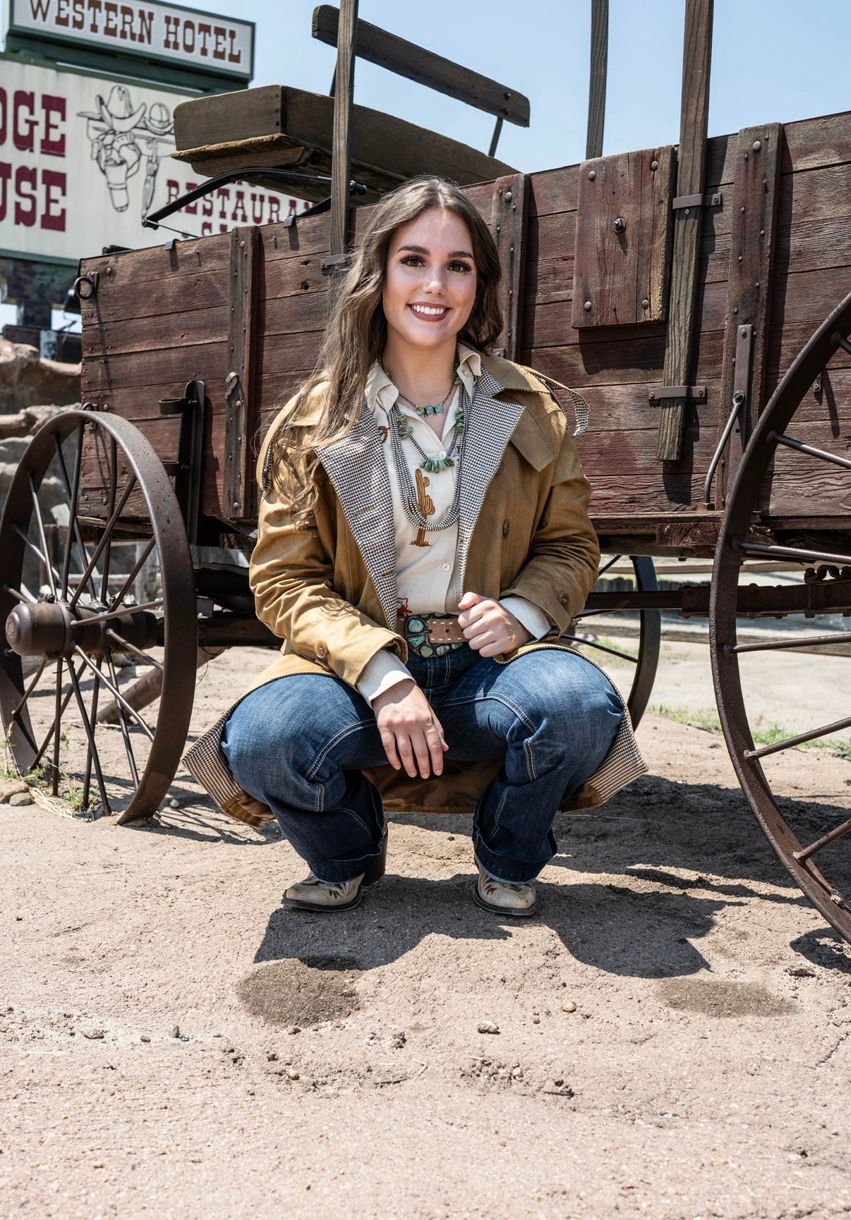 BB Brown Trench Coat