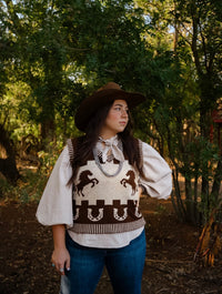 VJ Horse Sweater Vest