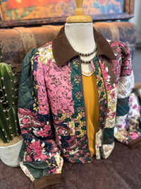 JD Brown Floral Jacker