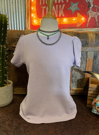 TB Lavender Ruffle SS