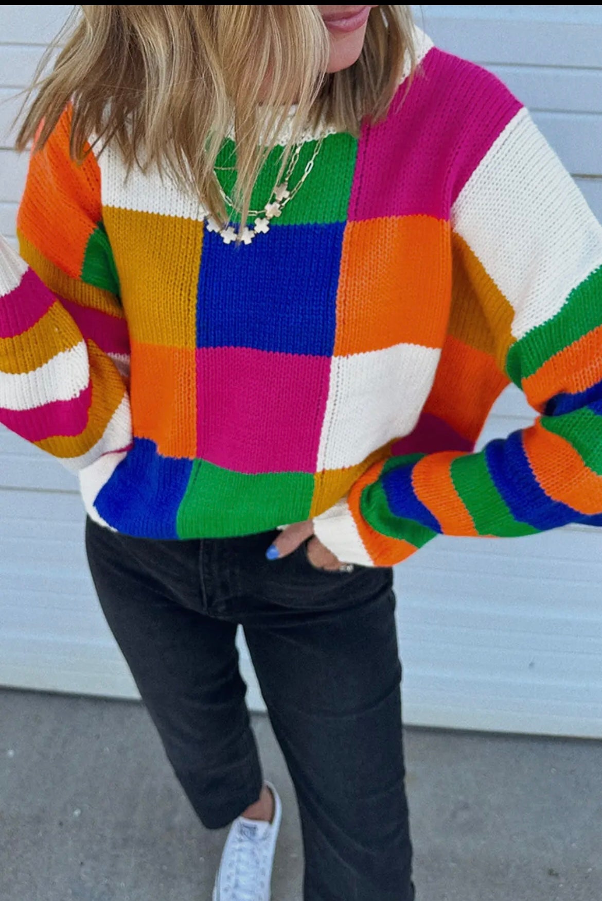 PB Colorblock Sweater