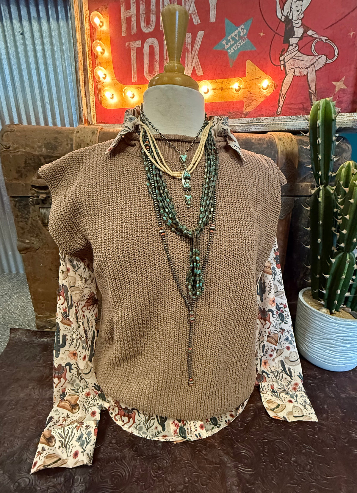 VJ Mocha Sweater Vest