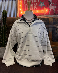 RM Cream/Blk Pullover