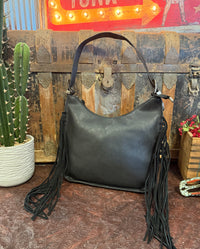 MW Black Fringe Purse