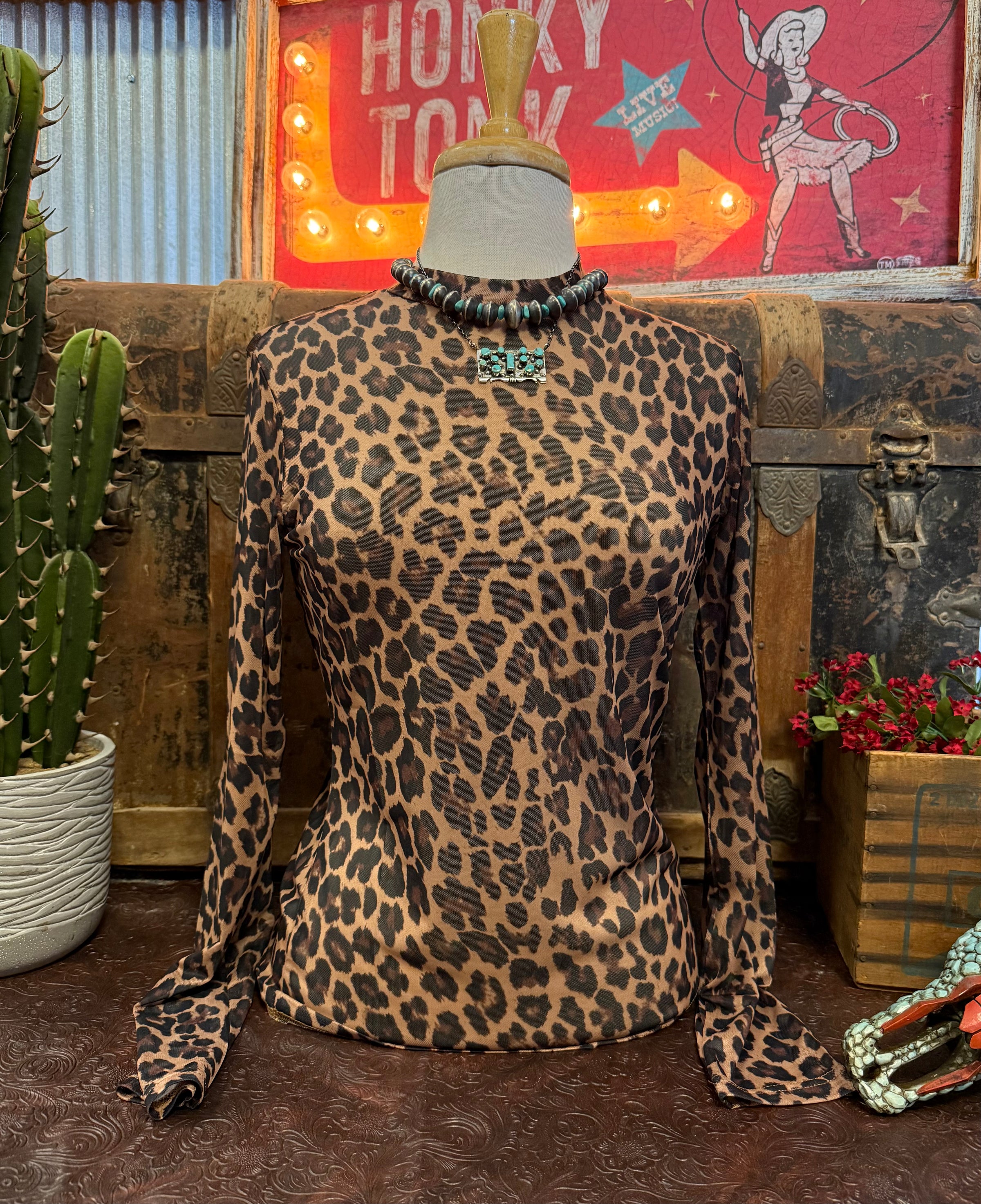 BB Leopard Mesh