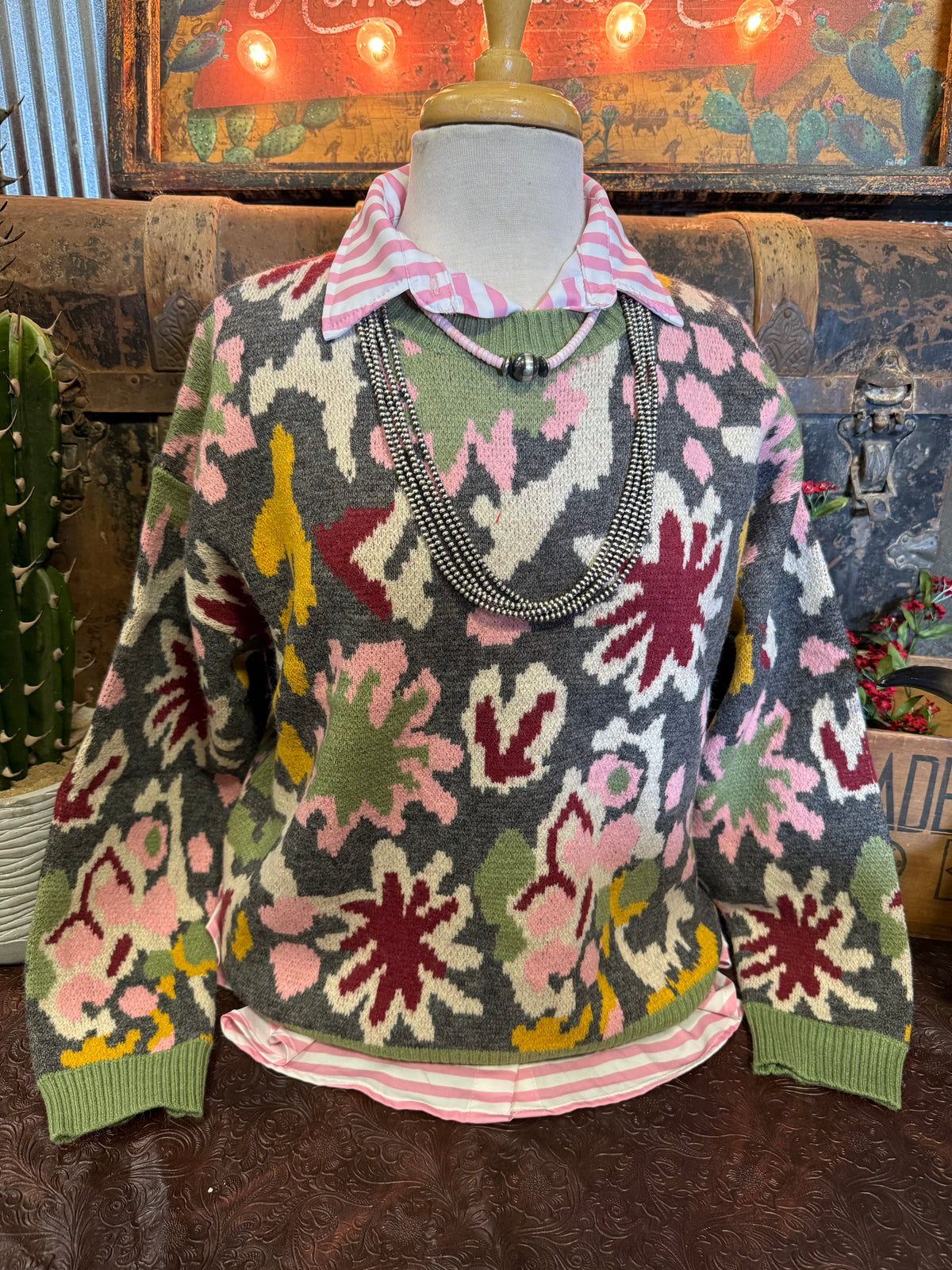 MR Charcoal Moss Sweater