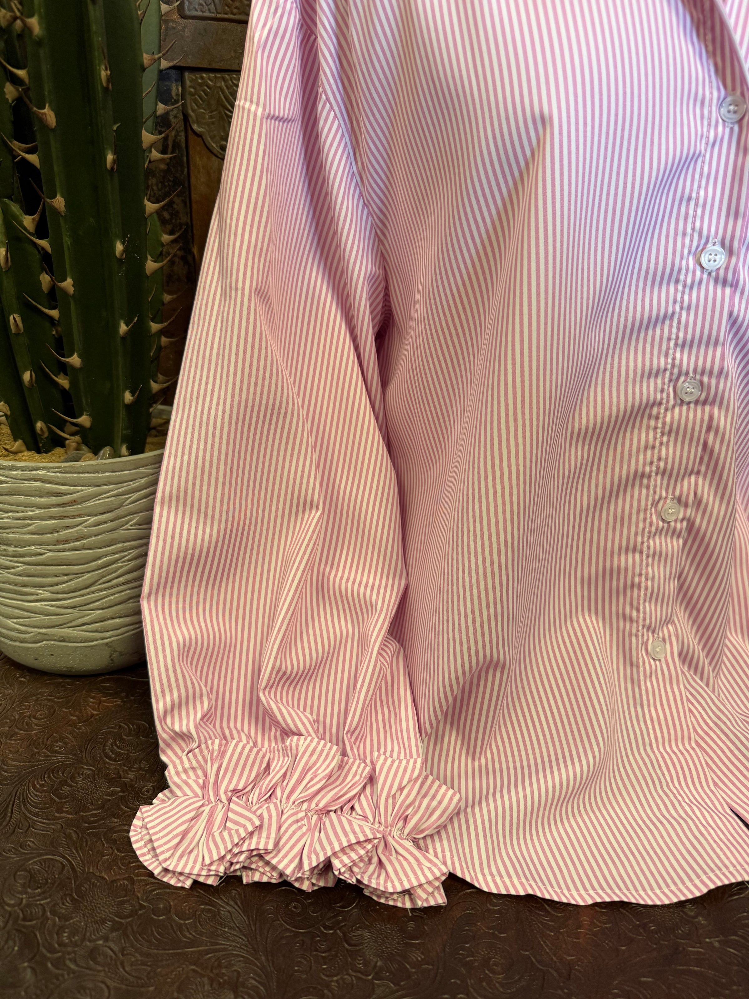 VL Pink Stripe LS