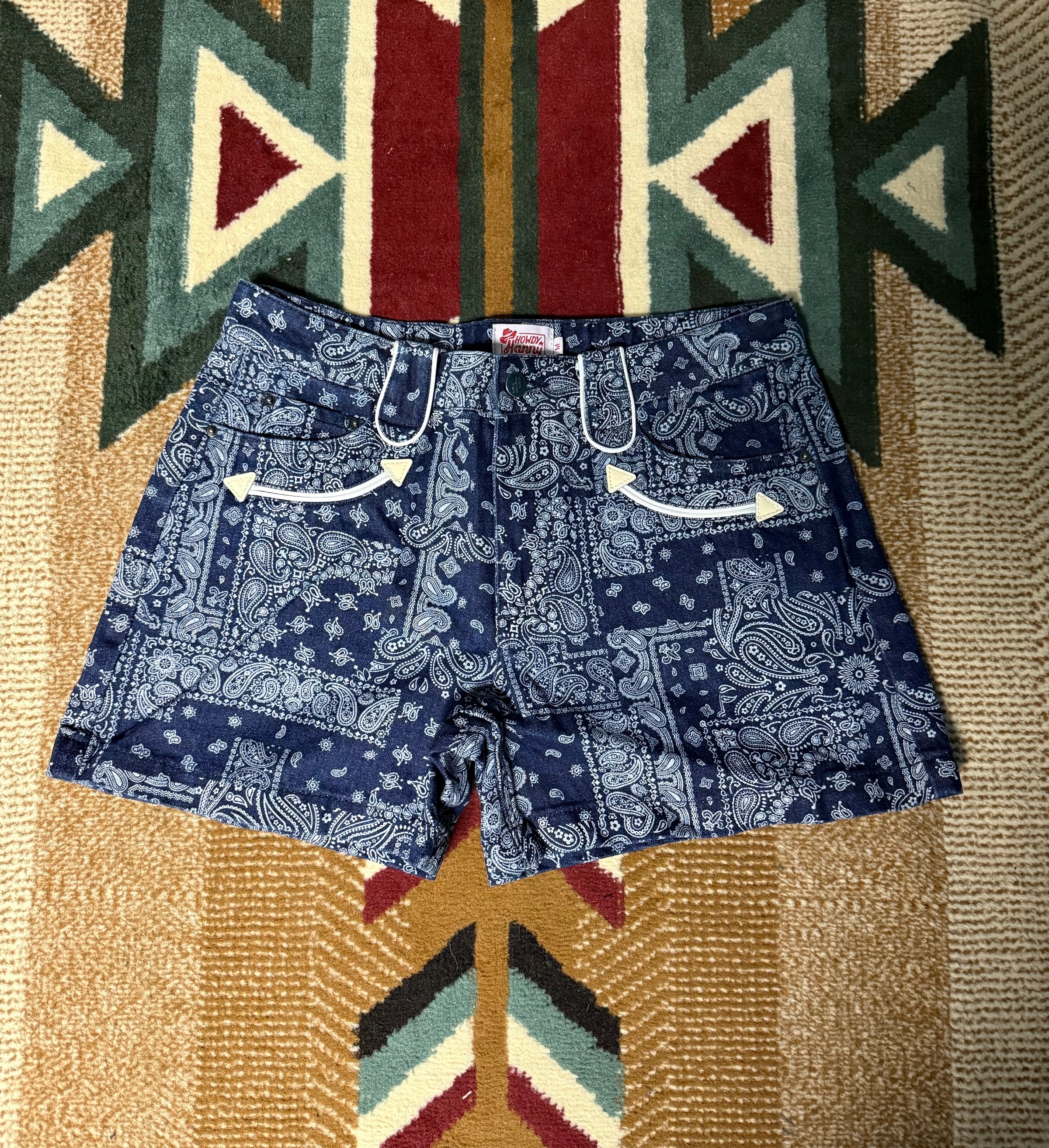 HH Navy Bandana Shorts