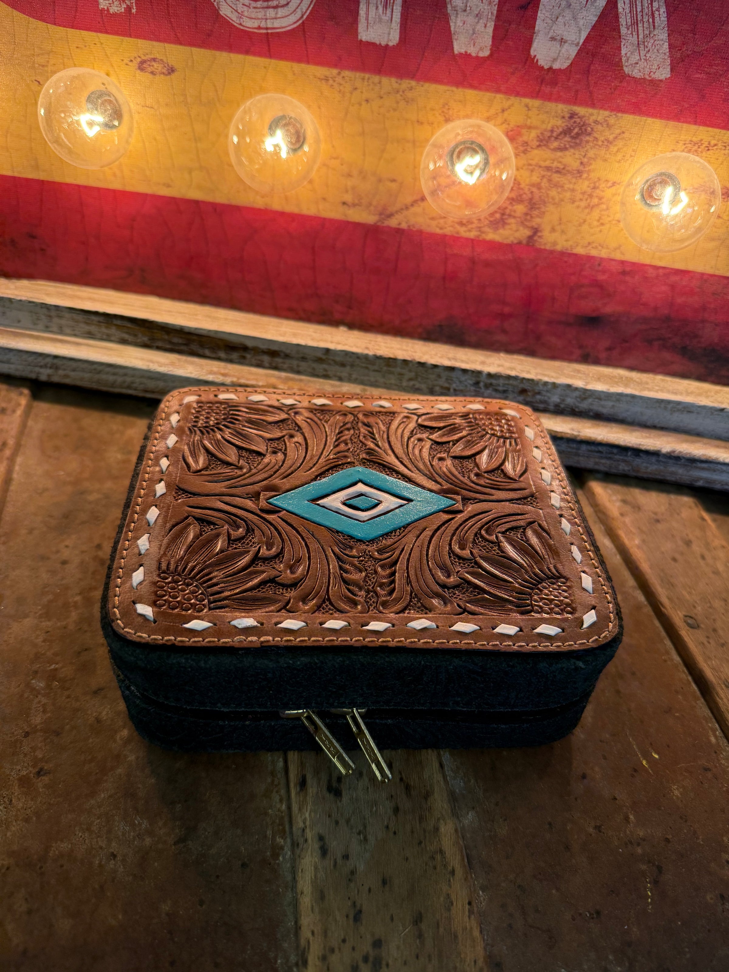 CG Small Sunflower Jewelry Case