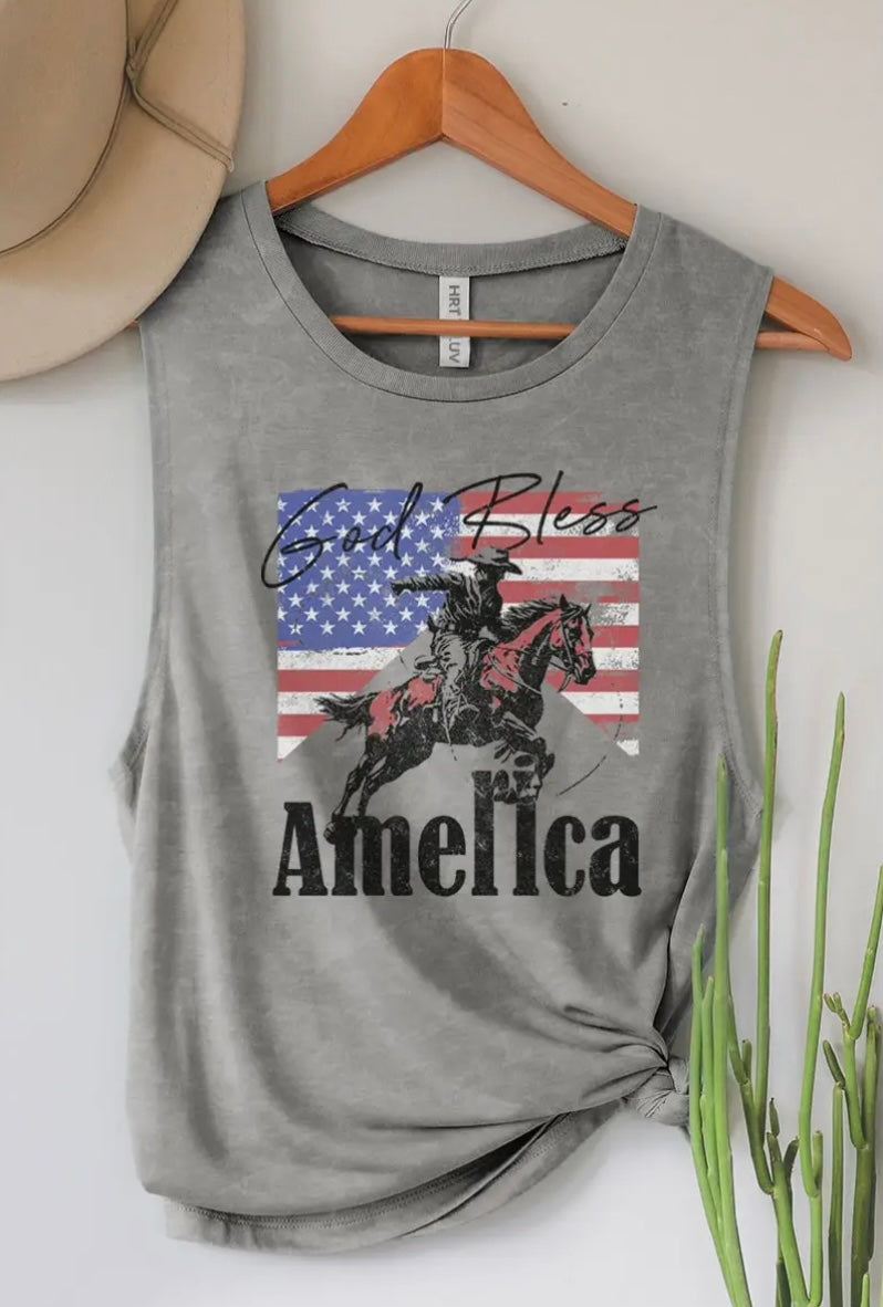 HL God Bless America Tank