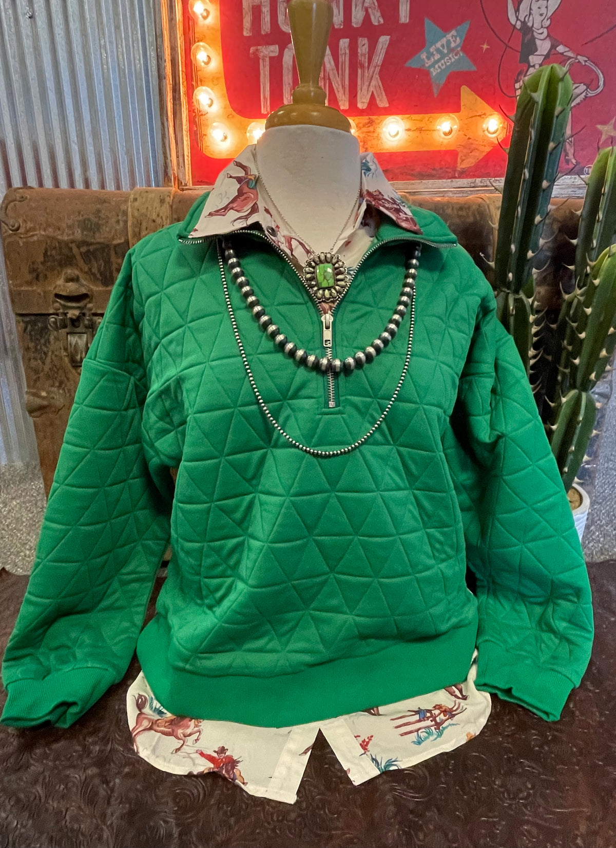 JD Green Pullover