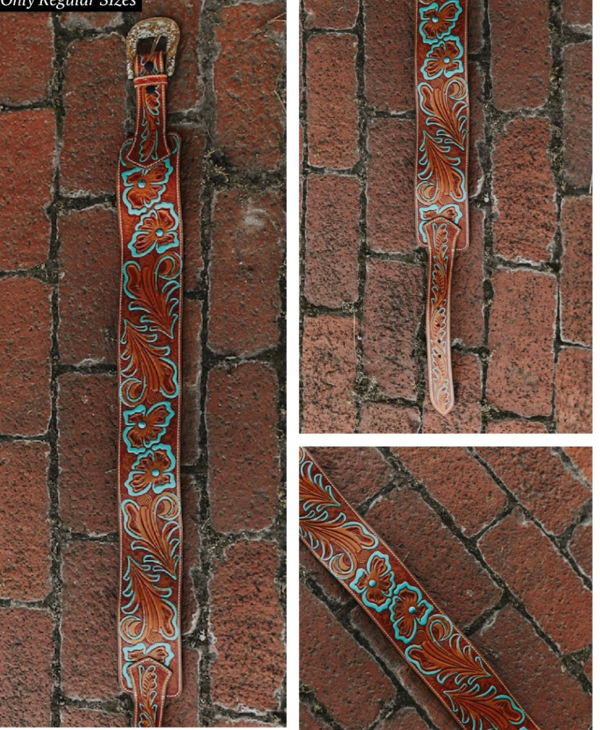 LB Brown/Turq Belt