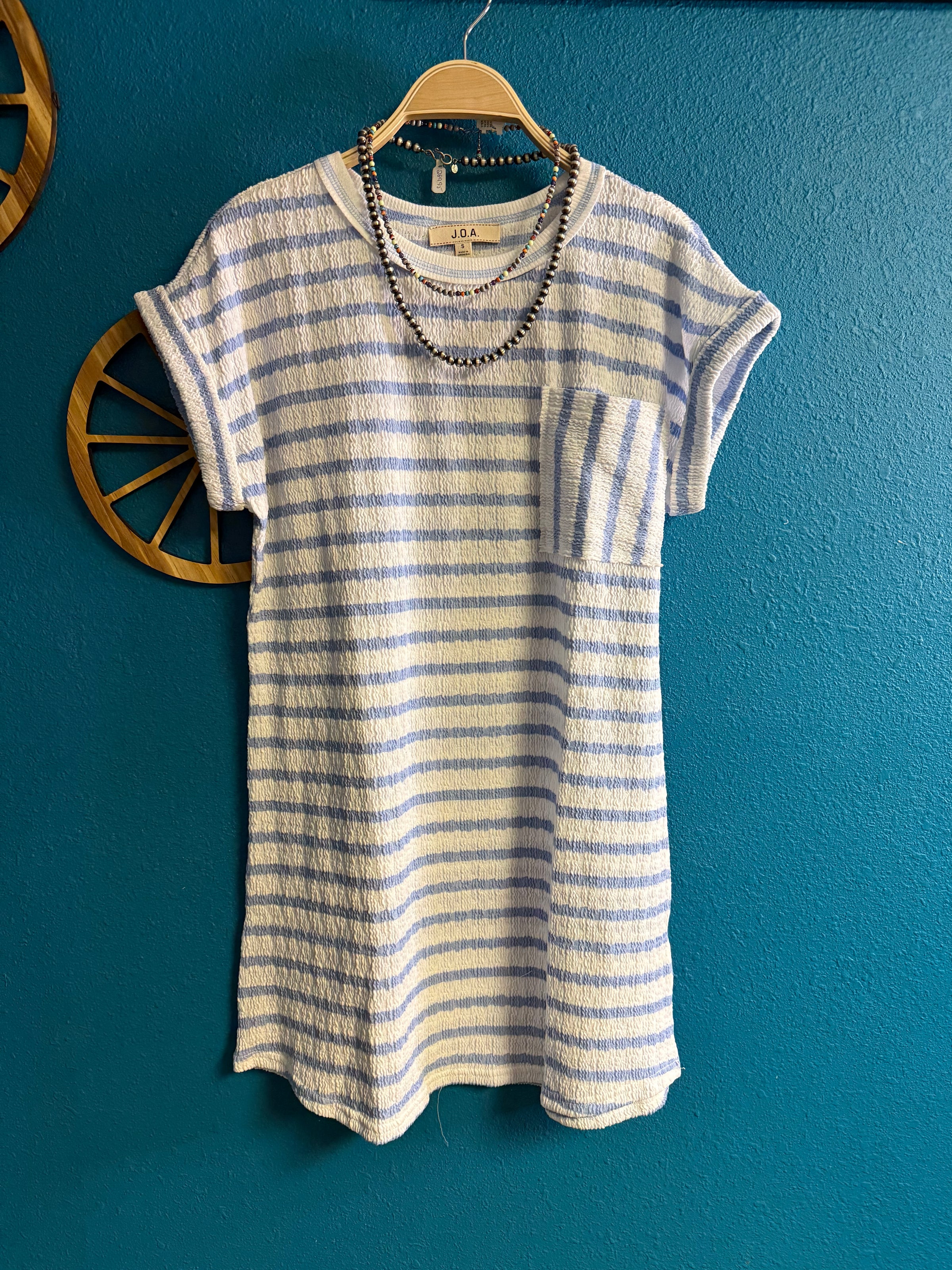 BP Blue/White Stripe Dress