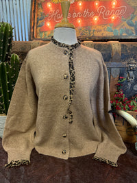 UD Tan/Leopard Cardigan