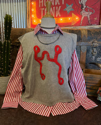 2F Rojo Ranch Muscle Tee