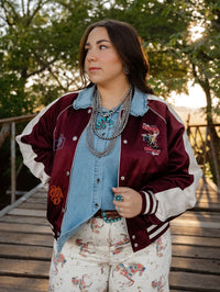 BB Satin Varsity Jacket