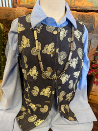 UM Paisley Denim Vest