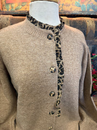 UD Tan/Leopard Cardigan