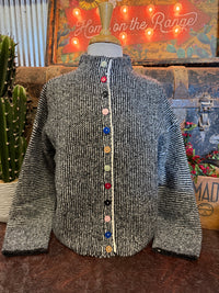 MR Black/White Cardigan