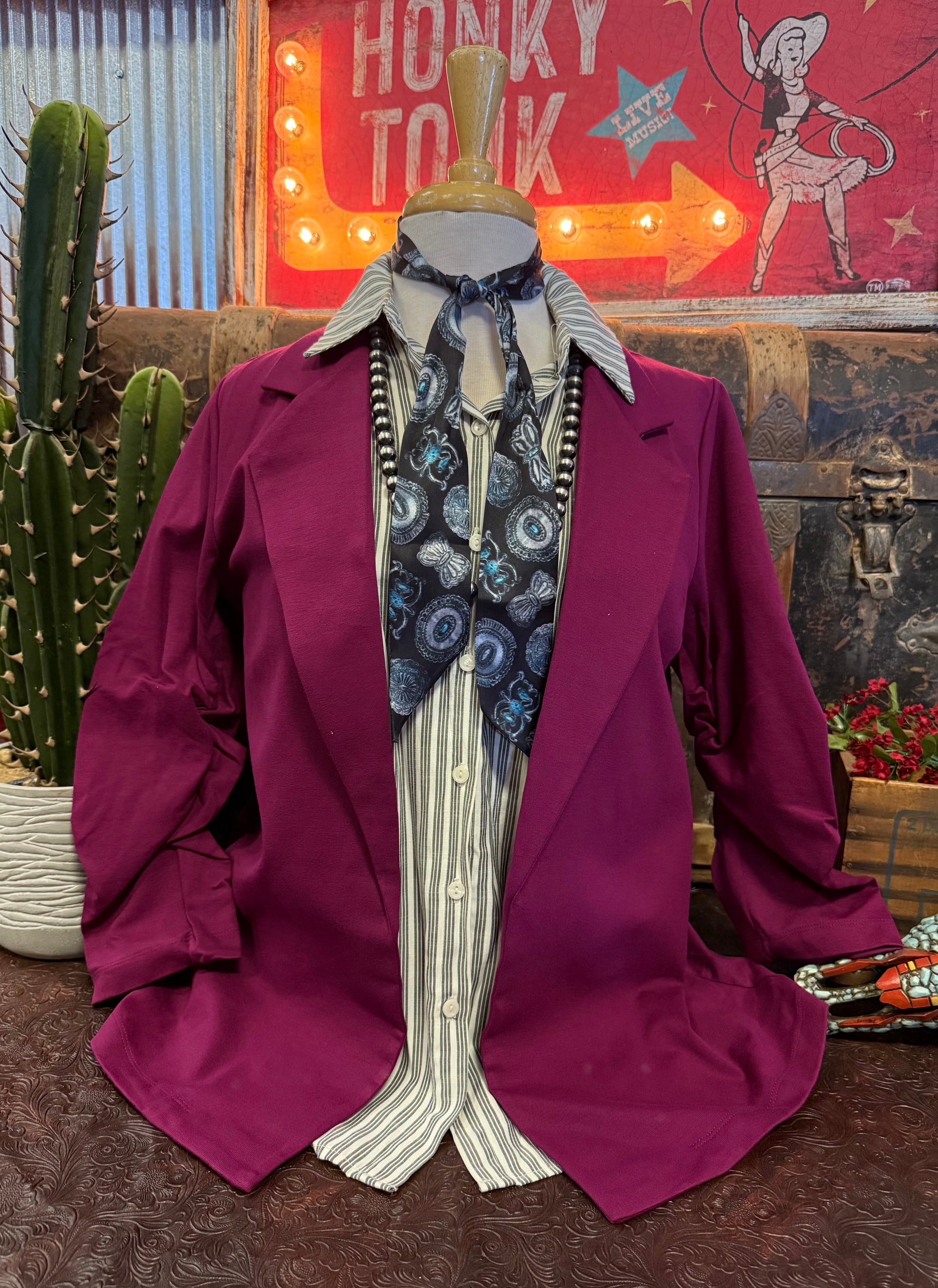 DS Merlot Blazer