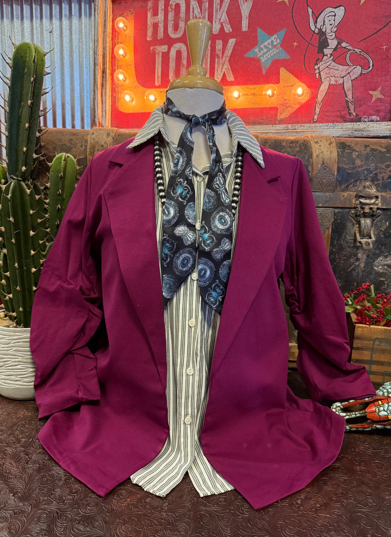 DS Merlot Blazer