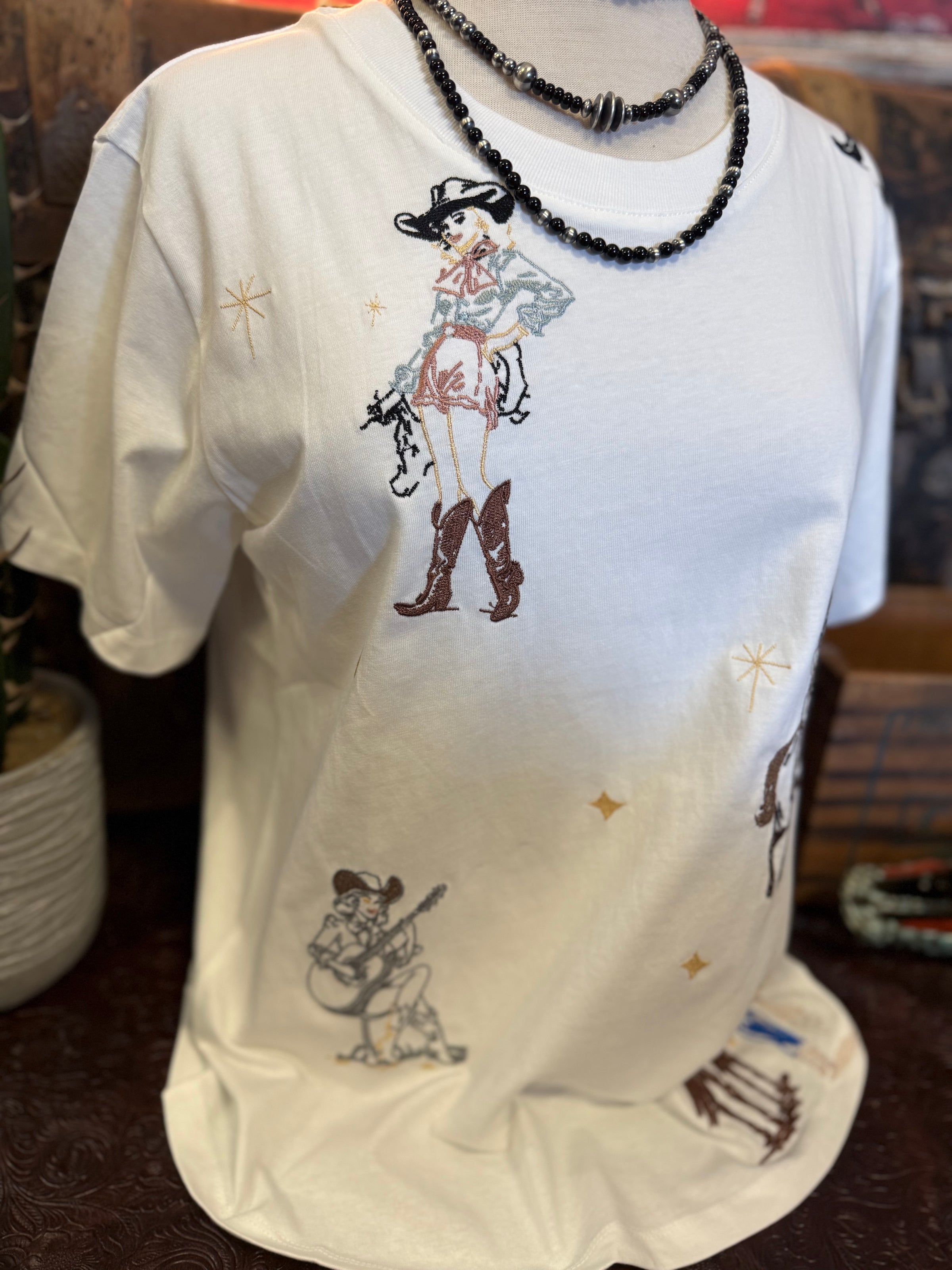 BB Western Embroidered Tee