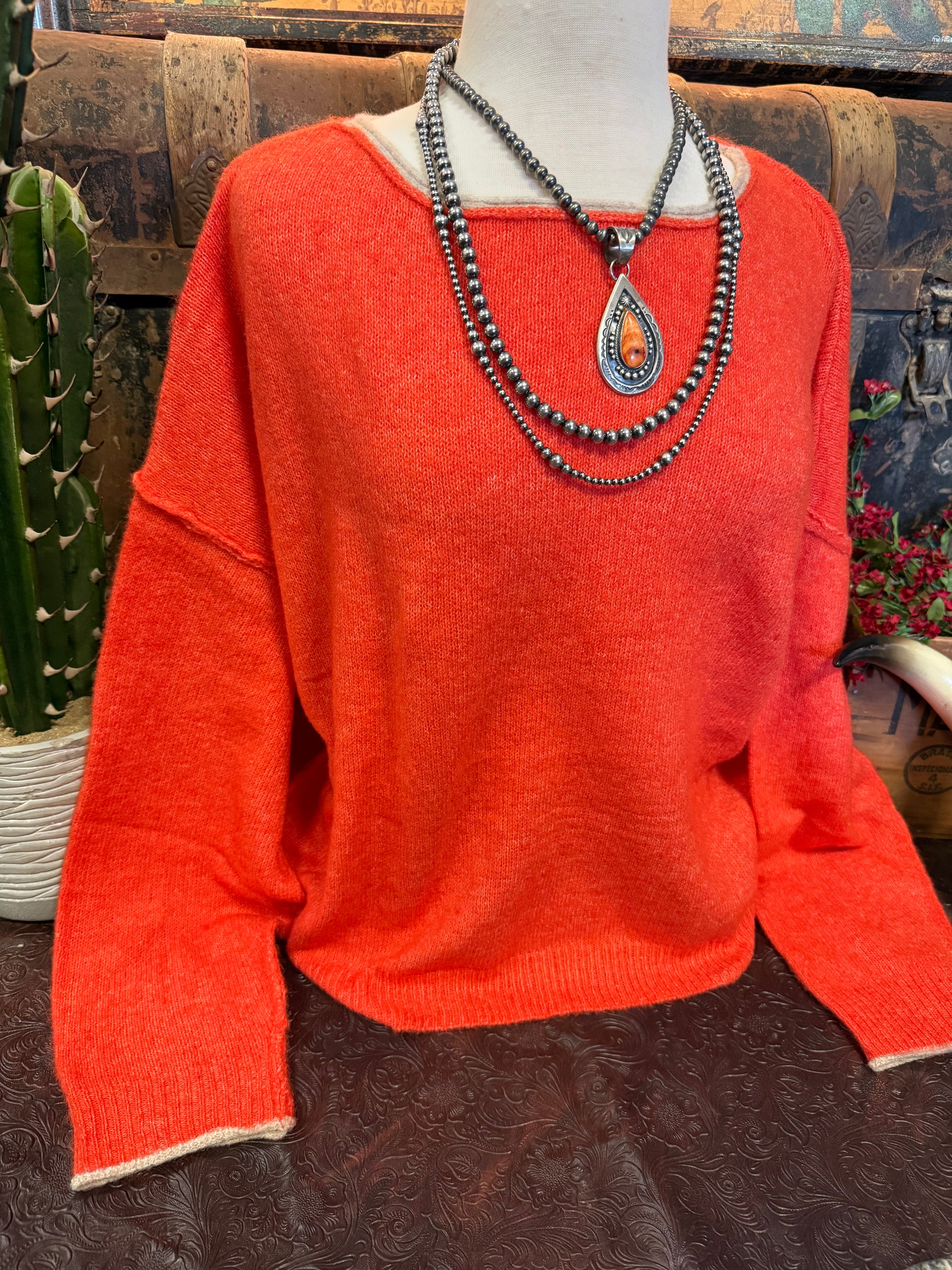 HT Orange Sweater