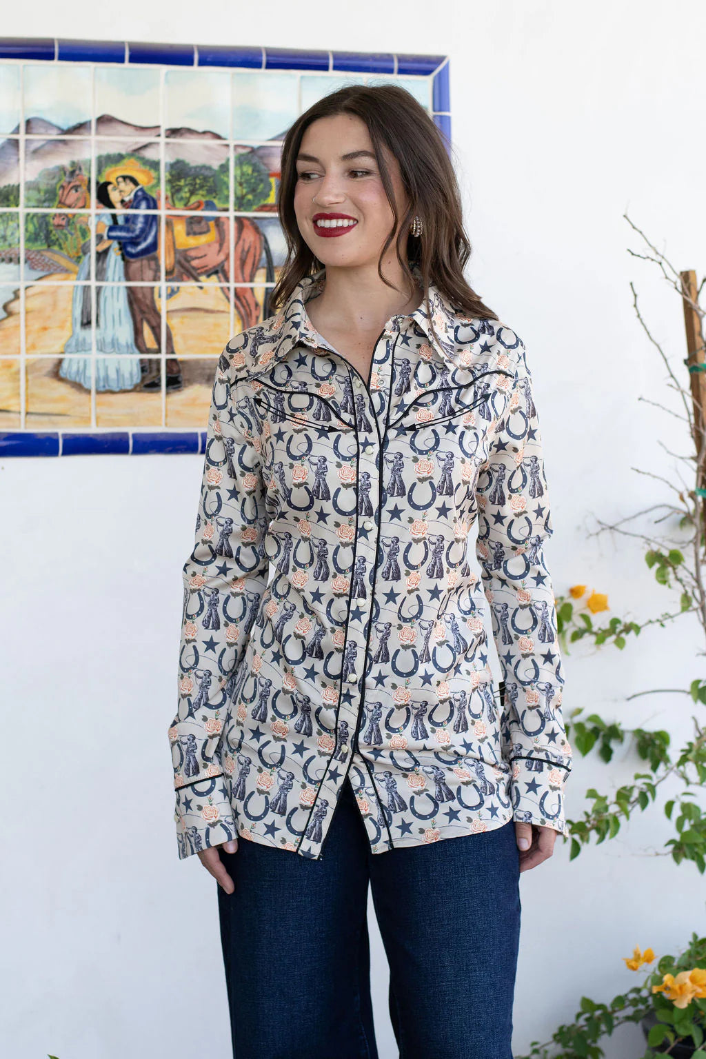 RQ Johnny Rose Button Up