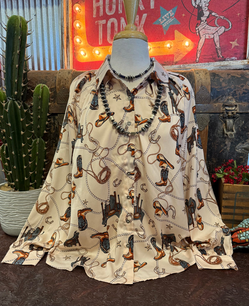 ES Ride West Button Up