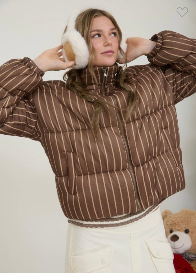 BP Brown Puffer Coat
