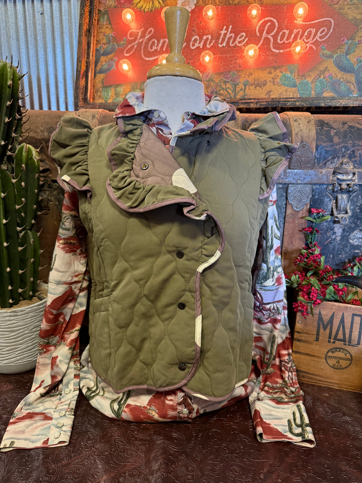 UM Olive Reversible Vest