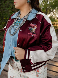 BB Satin Varsity Jacket