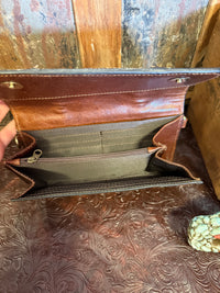WL Brown Cowhide Wallets