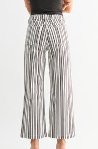 JB Brown Stripe Jeans