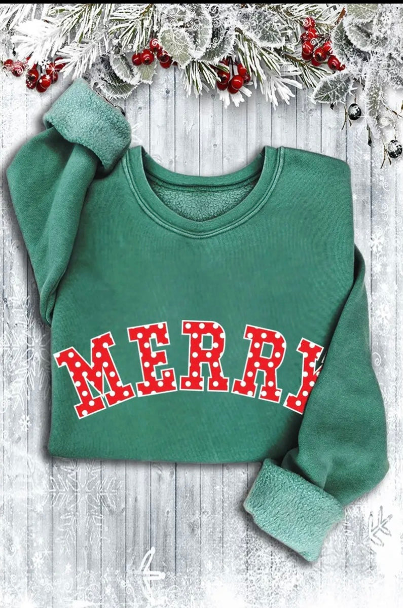 HL Green Merry Sweatshirt
