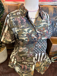 LB Western Camo BU SS