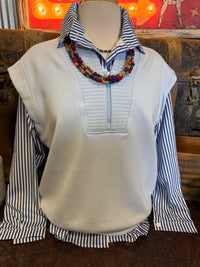 RM Frost Sleeveless Pullover