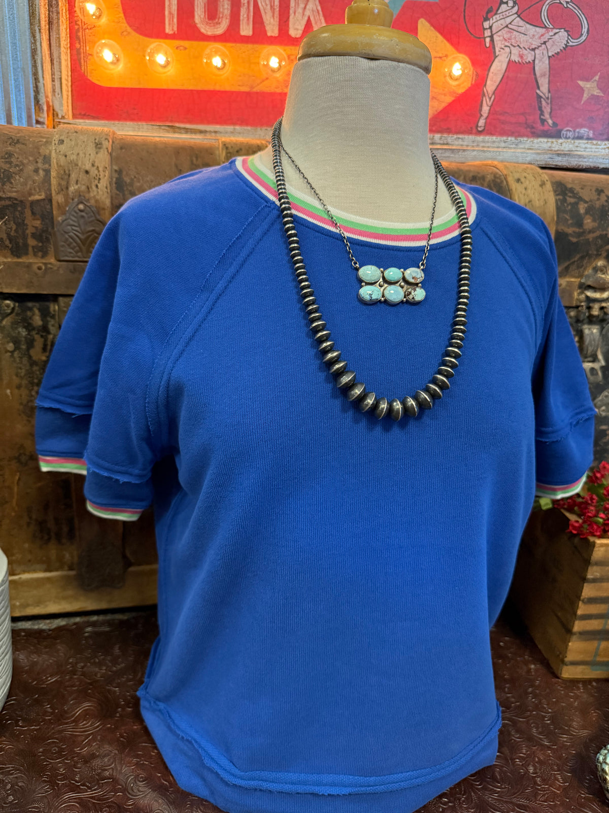 JD Blue with Stripe Top