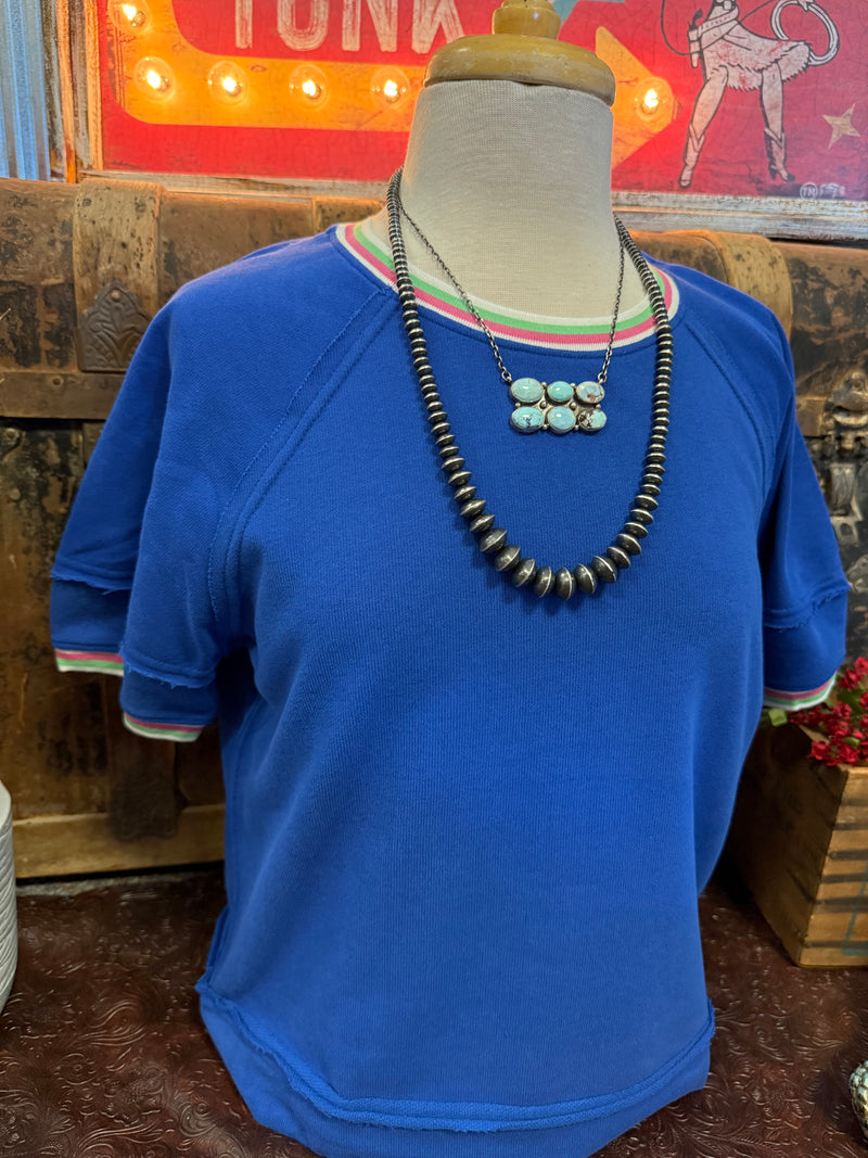 JD Blue with Stripe Top