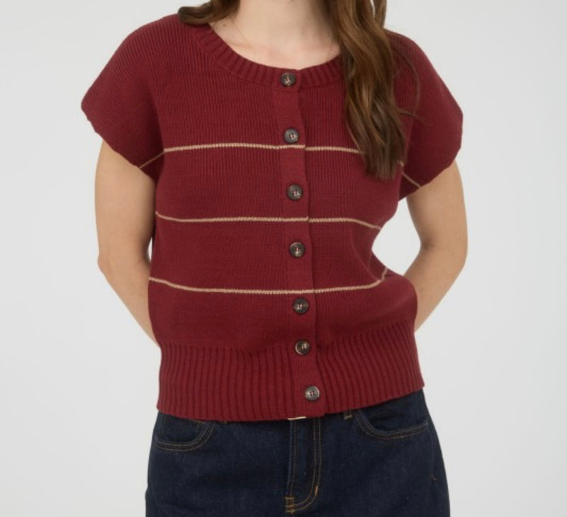 BP Burgundy Cardigan